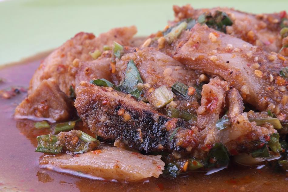 piece of meat with spices