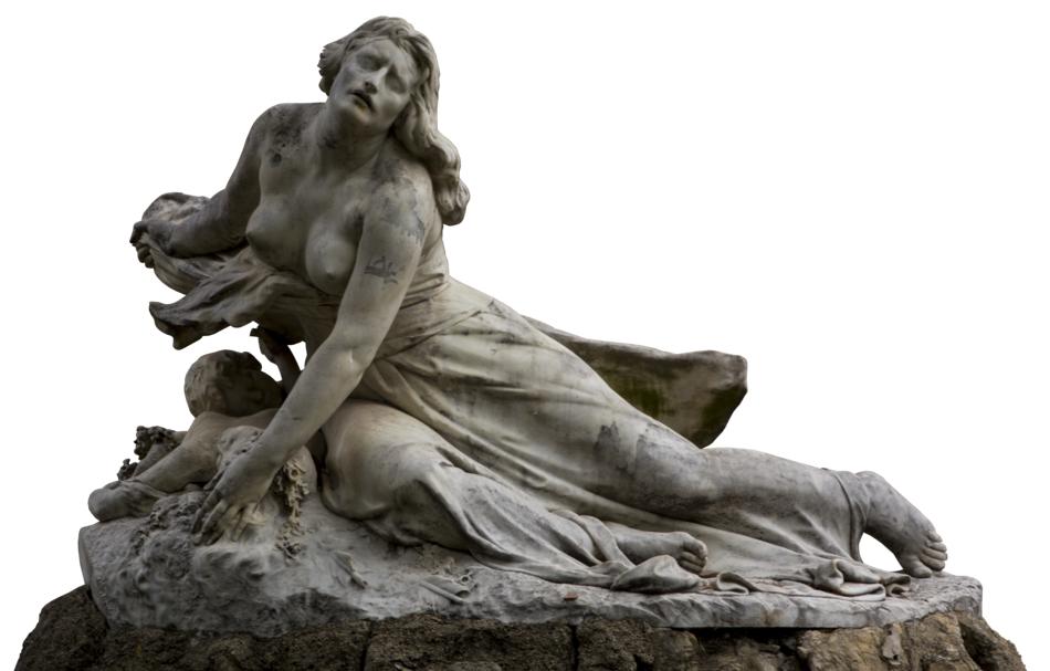 woman child monument statue mother