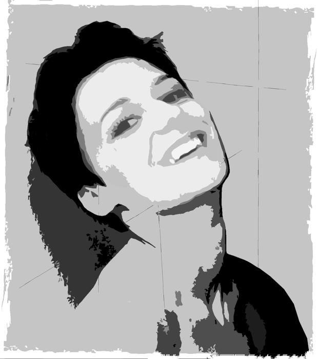woman face smile edit