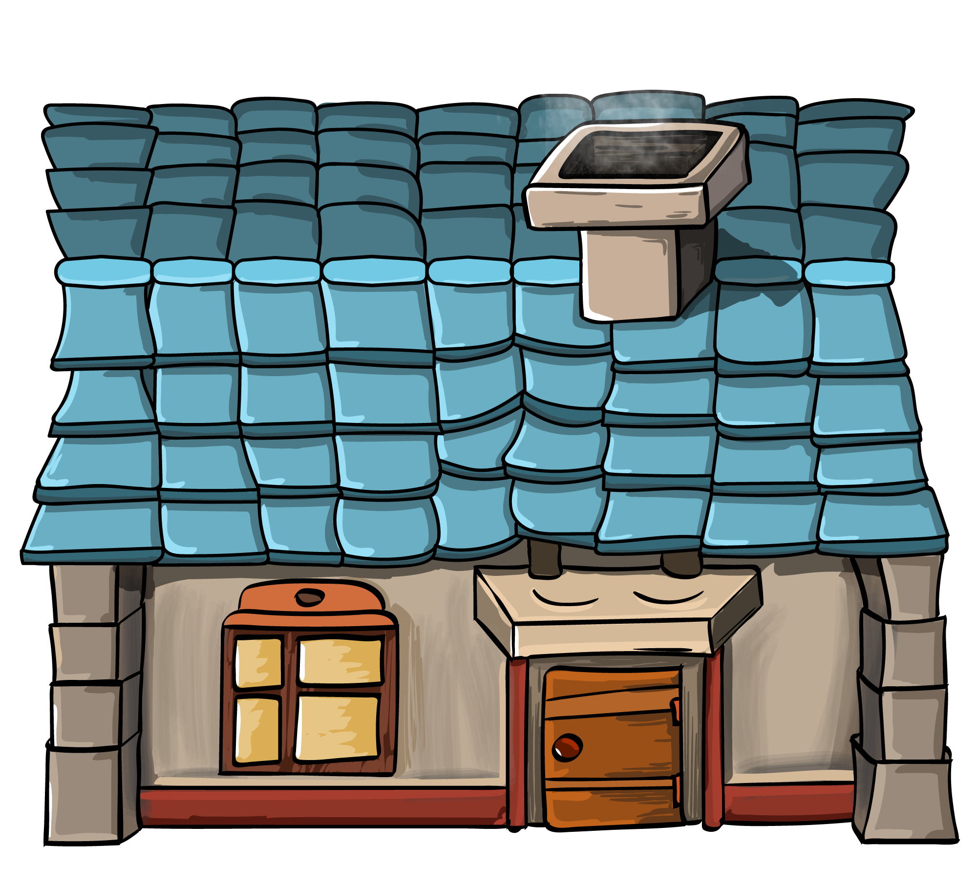 trompete clipart house