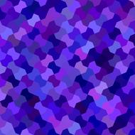 Geometric floor pattern with violet and pink shapes of different shades, clipart