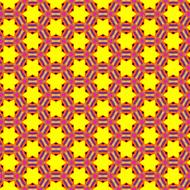 yellow stars pattern design