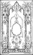 leighton floriated antique scroll