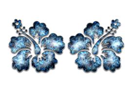 decor ornament blue jewelry flower