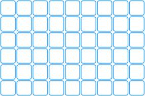 Blue and white tiles at white background, clipart