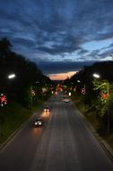 Street Night Road