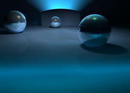 glossy Ball Abstract Background