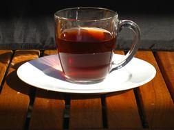 hot red tea
