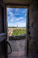 view of the city from the medieval mill