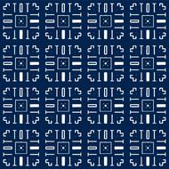 dark blue abstract design