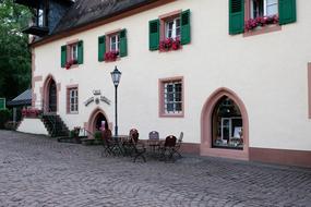 historic building in an idyllic landscape