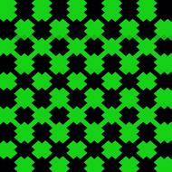 green and black design contemporary art