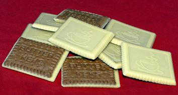 sweet treat of white chocolate