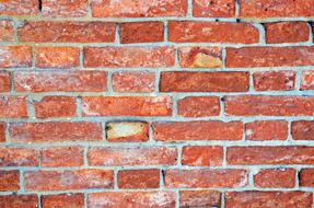 orange brick wall texture