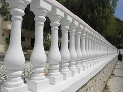 Architecture white design terrace