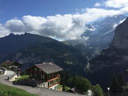 mountain clouds home view