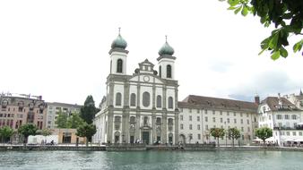 Lucerne Switzerland City and river