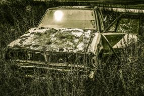 Old Car Rusty Vehicle
