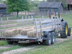 Farm Truck with haystacks