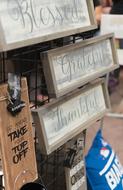 Business wooden Signs