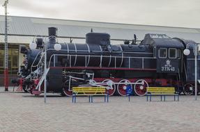 Steam Locomotive Vintage Boiler