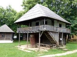 open air museum in Bucharest, Romania