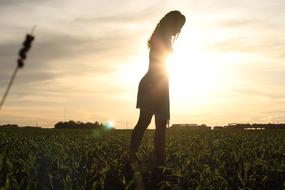 Simple Girl sunset