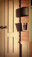 House lamp and door