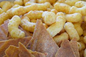 crispy chips with spices