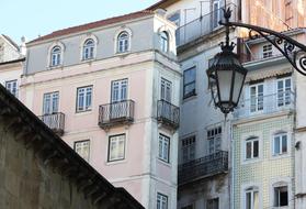 city buildings in coimbra, Portugal