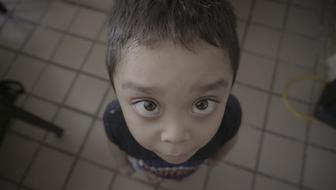 Child Funny face