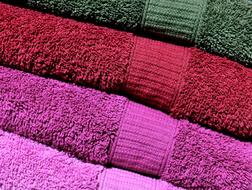 Towels Pink Red