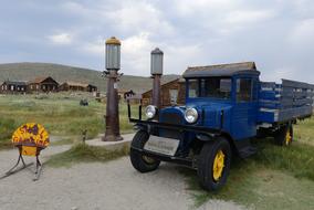 Bodie Ghost Town blue car