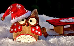 Owl Figure Wood