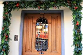 Wood Decorative tree door