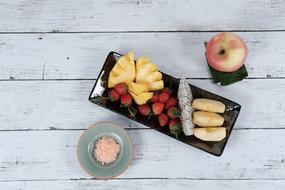 fruit snack on the table