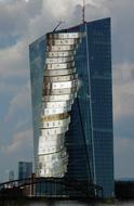 European Central Bank building glass facade