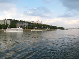 Bratislava Slovakia Castle and river