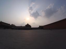 The National Palace Museum at dusk