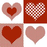 heart pattern valentine s day