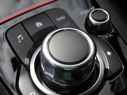 technology in the interior of the car