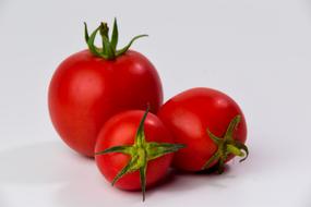 Three large tomatoes