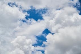 Cloud Blue Composition