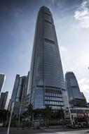 Hong Kong Skyscraper architecture sky blue