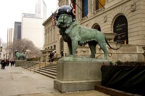 Chicago Bears statue