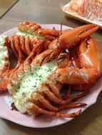 boiled crab with stuffing