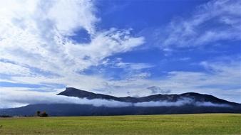cloudy fair weather