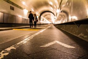 Tunnel in Elbe Hamburg