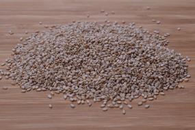 Sesame seeds on the table
