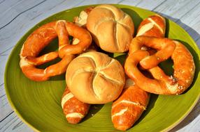 baking on a plate